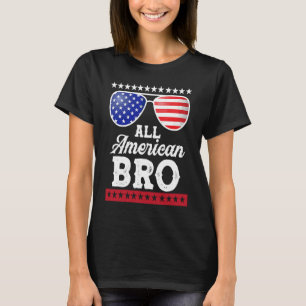 Männer Alle amerikanischen Bro 4. Juli Familie Mat T-Shirt
