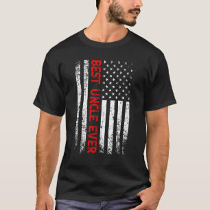 Männer am besten Onkel je US-Flagge 4. Juli Fath T-Shirt