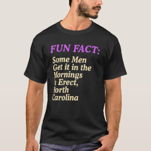 Männer am Morgen aufrecht in North Carolina Pun Nc T-Shirt