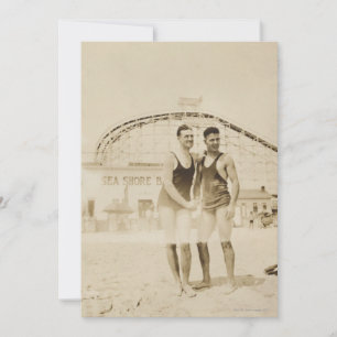 Männer am Strand Stehend