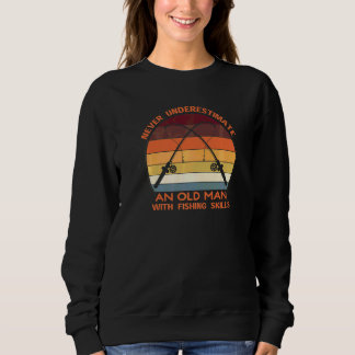 Männer Angel-Opa Fischer Fischermann Papa 3 Sweatshirt