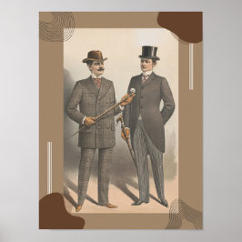 Männer-Anzüge Poster