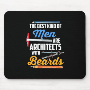 Männer Architekten mit Bärten Mousepad