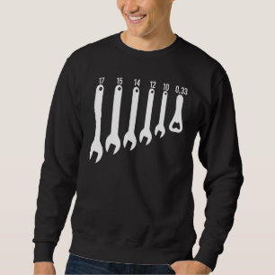 Männer Auto Mechaniker Design I Drehmomentschlüsse Sweatshirt