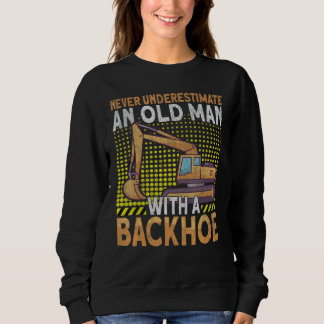 Männer Bagger Schwermaschinenführer Baggerfahrer Sweatshirt