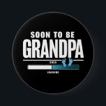 Männer bald Großvater EST 2025 neuer Großvater Button<br><div class="desc">Männer bald Großvater EST 2025 neuer Großvater</div>