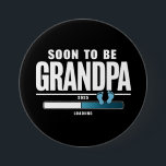 Männer bald Großvater EST 2025 neuer Großvater Button<br><div class="desc">Männer bald Großvater EST 2025 neuer Großvater</div>