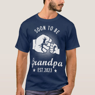 Männer bald nach 2023 Großvater, Großschwangerscha T-Shirt