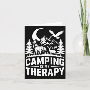 Männer-Bären-Camping ist meine Therapie-Performanc Karte