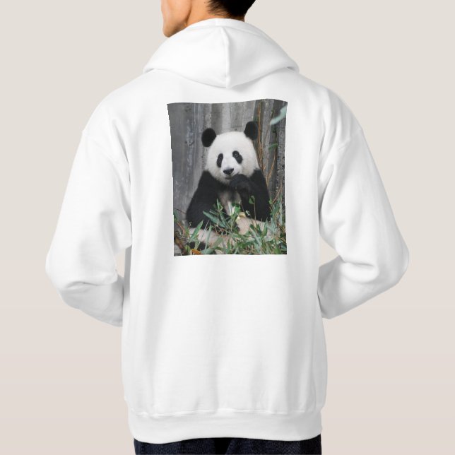 Männer Basic Kapuzen-Sweatshirt Hoodie (Rückseite)