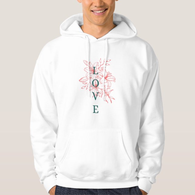 Männer Basic Kapuzen-Sweatshirt Hoodie (Vorderseite)