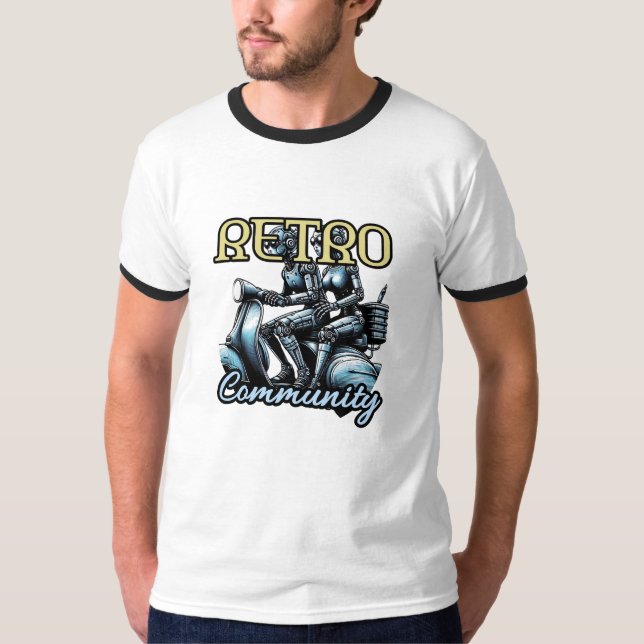 Männer Basic Ringer T-Shirt (Vorderseite)
