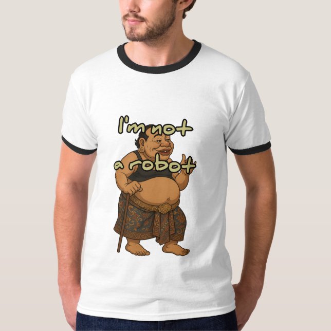 Männer Basic Ringer T-Shirt (Vorderseite)
