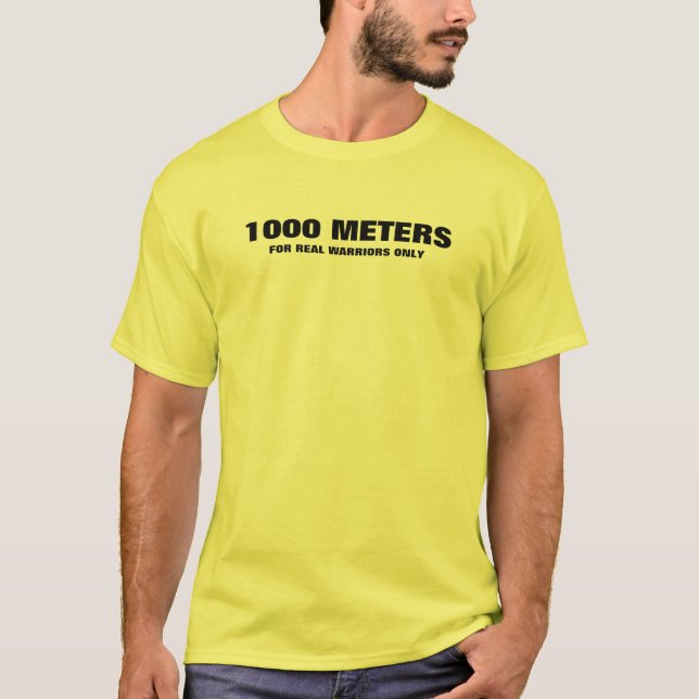 Männer Basic T-Shirt | 1000 Meter (Vorderseite)