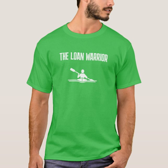 Männer Basic T-Shirt | Der Kreditkrieger (Vorderseite)
