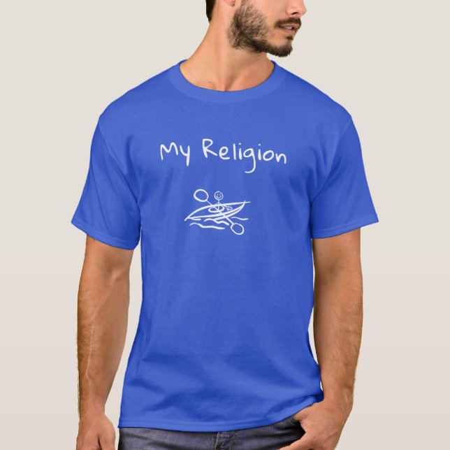 Männer Basic T-Shirt | Meine Religion (Vorderseite)