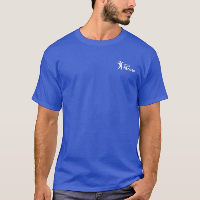 Männer Basic T-Shirt | ÖKO FITNESS (Vorderseite)