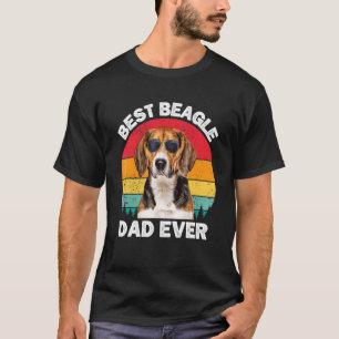 Männer Beagle Vater Vintager Niedlicher Beagle Bes T-Shirt