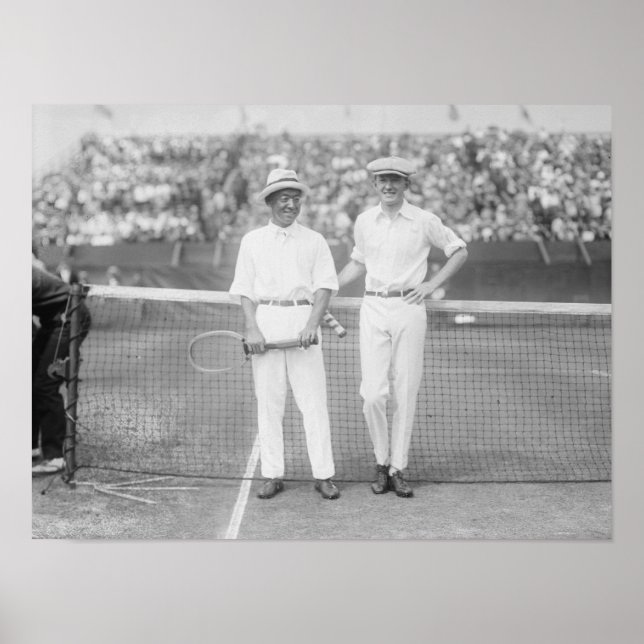 Männer beim Tennisturnier in Washington DC Poster (Vorne)
