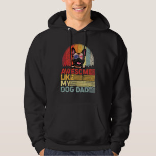Männer bekümmerten französischen Bulldoggen Phanta Hoodie