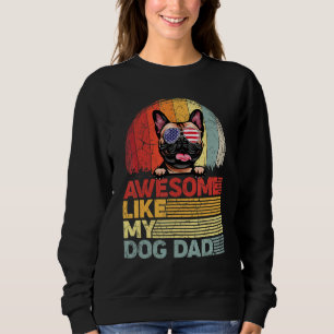 Männer bekümmerten französischen Bulldoggen Phanta Sweatshirt