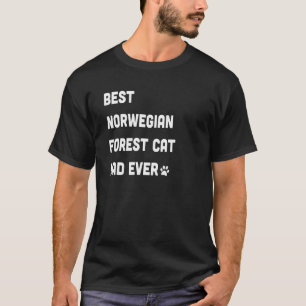 Männer Bester Norwegischer Wald Katze Vater 1 T-Shirt