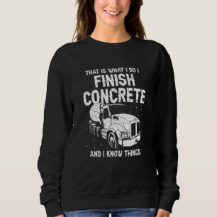 Männer Betonfertiger für Bau Zement Arbeiter Sweatshirt