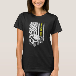 Männer Betonfinishers für Bau Zement Arbeiter T-Shirt