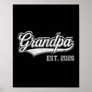 Männer beworben Opa Est 2026 Illustration Poster