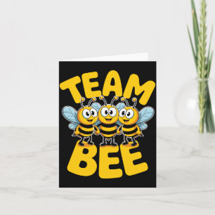 Männer-Bienen-Team Süße Cartoon-Imker Bienenstock Karte