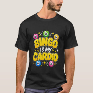 Männer-Bingo ist mein Cardio mit Glücksbällen   T-Shirt