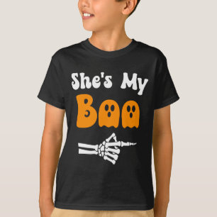 Männer Boo lustige Übereinstimmung Halloween Paare T-Shirt