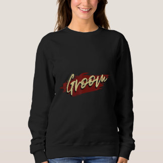 Männer Bräutigam Retro Junggesellenabschied Sweatshirt