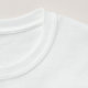 Männer Brustkorb Sixpack Abs lustiges Fake abs Mus T-Shirt (Detail - Hals (Weiß))