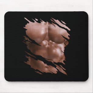 Männer Brustkorb Sixpack I Muskeln Bodybuilder I F Mousepad
