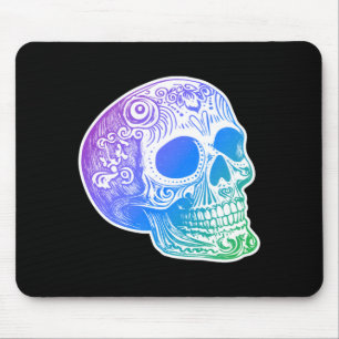 Männer Calaca Gradient Zucker-Schädel-Design Mousepad
