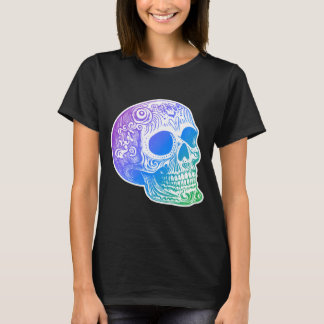 Männer Calaca Gradient Zucker-Schädel-Design T-Shirt