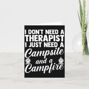 Männer Camping Lagerfeuer Camping Leben Wald Campe Karte