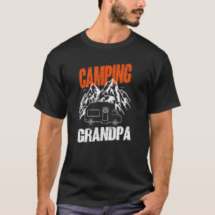 Männer Camping Opa  Camper Wohnwagen  Camping 8 T-Shirt