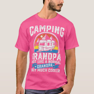 Männer Camping Opa Lustiger Camper RV Retro Papa O T-Shirt