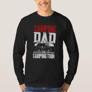 Männer Camping Papa Auf Tour Camper Wohnwagen Camp T-Shirt