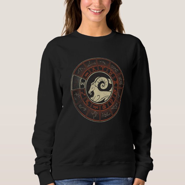 Männer Capricorn Zodiac Sweatshirt (Vorderseite)