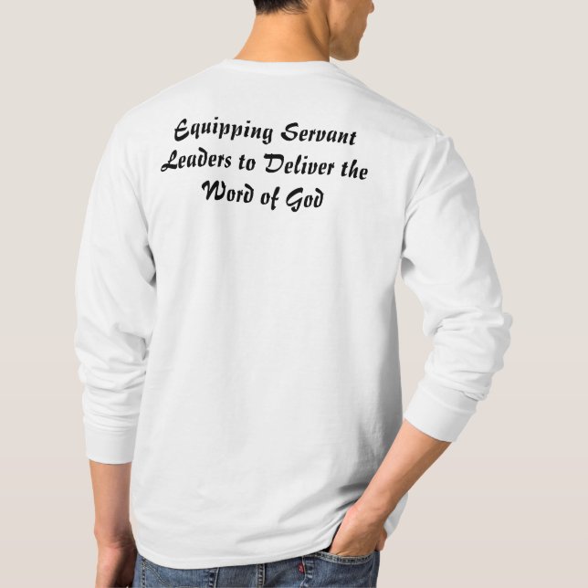 Männer Charlotte Christlicher Dienstführer Long Sl T-Shirt (Rückseite)