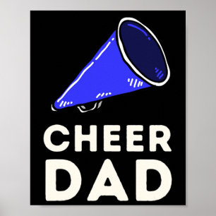 Männer Cheerleading Vater Cheerleader Papa - Cheer Poster