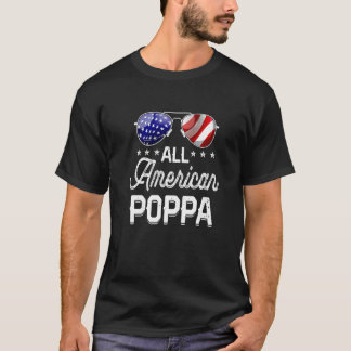 Männer Cool Alle amerikanische Flagge Männer Pat T-Shirt