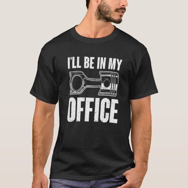 Männer Cool, ich werde in meinem Garagenautomaten  T-Shirt (Vorderseite)