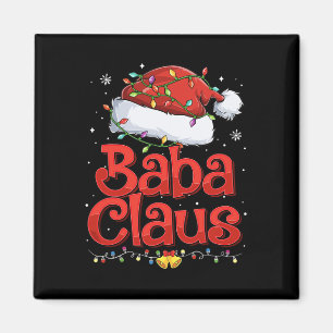 Männer Coole Claus mit Weihnachtsmannhut Weihnacht Magnet