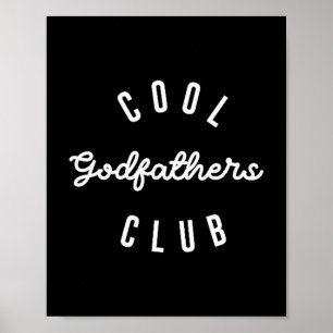 Männer Coole Patenclub, Schwangerschaftsankündigun Poster