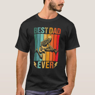 Männer Coole Skelett spielt elektrische Gitarre Sp T-Shirt
