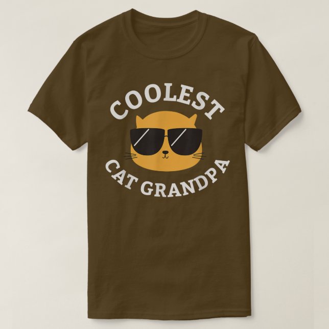 Männer Cooler Katzengroßvater Männer  T-Shirt (Design vorne)